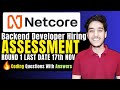 Netcore Backend Developer Hiring Challenge 2024 Round 1| KN Academy, Quickapply, Off campus drive