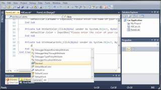 Visual Basic Tutorial - 107 - Car Part 2 Using The Car Class