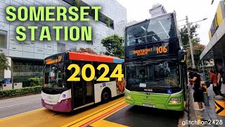 Buses at Somerset Station, Singapore 2024