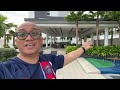 Courtyard Marriott Melaka #travelvlog , nice landscape at their infinity pool