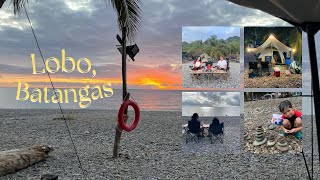 Camping in Lobo, Batangas (Unica Hija Beach House \u0026 RRJ Beach Camp) | 3D2N