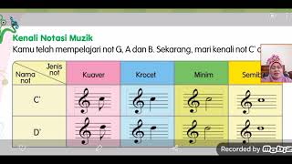 Bersama Cikgu Sal | Pendidikan Muzik Tahun 4 | Kenali Notasi Muzik