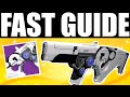 How To Get The Hung Jury SR4 Fast Easy Guide Destiny 2 season of the splicer !