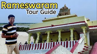 Day-7 Sphatik Mani Darshan Rameswaram | Ramar Padam, Gandhamadana Parvat, Villoondi Theertham