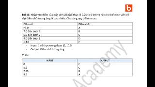 C++ Bài 9.10. Điểm chữ tương ứng