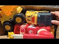 玩具車車，垃圾車，挖土機，水泥攪伴車，消防車 car toys