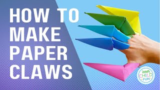 How to Make Paper Claws - EASY Origami Craft