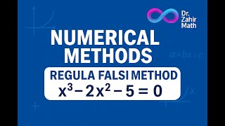 MA301 - Regula Falsi Method Using Calculator - Module 1