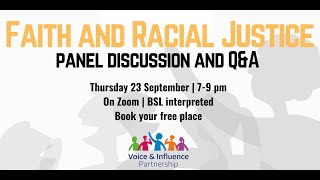 VIP Faith and Racial Justice - Panel Discussion and Q&A
