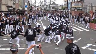 2017 撮って出し 鳳地区福泉地区地車試験曳き 富木03