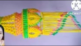 मैकरम का सुंदर झूमर सभी के लिए।Easy Macrame Jhumar. #macrame