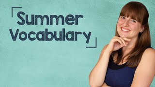 Summer Vocabulary in German - A1/A2 [with Jacqueline]