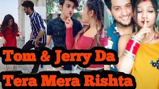 Tom and jerry da tera mera yeh rishta whatsapp status ||  Letest Punjabi Song 2019 Tiktok Musically