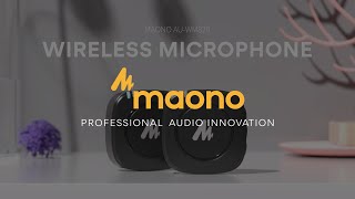 Maono WM820 Portable Lightweight Wireless Microphone System