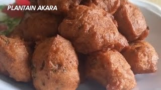 Green Plantain Akara | How to make Akara with Unripe Plantain