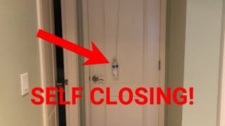 How To Make a Self Closing Door with a Water Bottle - Easy Simple DIY Engineering Project