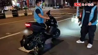 改裝車噪音擾民 桃園警環監2小時開8張罰單(翻攝畫面)