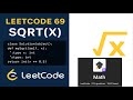 LeetCode 69 Sqrt(x) in Python | Easy Coding Tutorial for Beginners