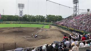 令和元年度高校野球京都大会決勝　立命館宇治VS京都国際　立命館宇治サヨナラヒットで優勝の感動シーン