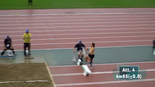 【パラ陸上】マルティナ・カイローニ 4m85(±0.0)=大会新 T63 女子 走幅跳 2019ジャパンパラ陸上競技大会