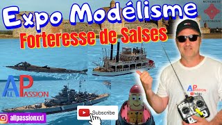 Expo modelisme Naval dans la forteresse de Salses le château