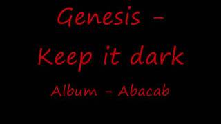 Genesis - Keep it dark