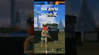 1v4 AWM clutch🍷🗿☠️👿