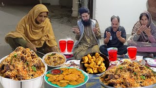 Special Remzan Iftaar for Guest | Mahmano Ke Lye Banai Special Beef Biryani Crispy Pakora Recipe |