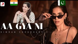 Pakistani reaction on AA Gaya Ni song by Simran CH | reaction on AA Gaya Ni |Simran ch | Aden |raja