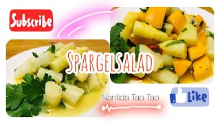 Spargelsalat Rezepte สลัดหน่อไม้ฝรั่งง่ายๆ