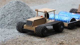 How to make a Heavy road making machine - Road Roller