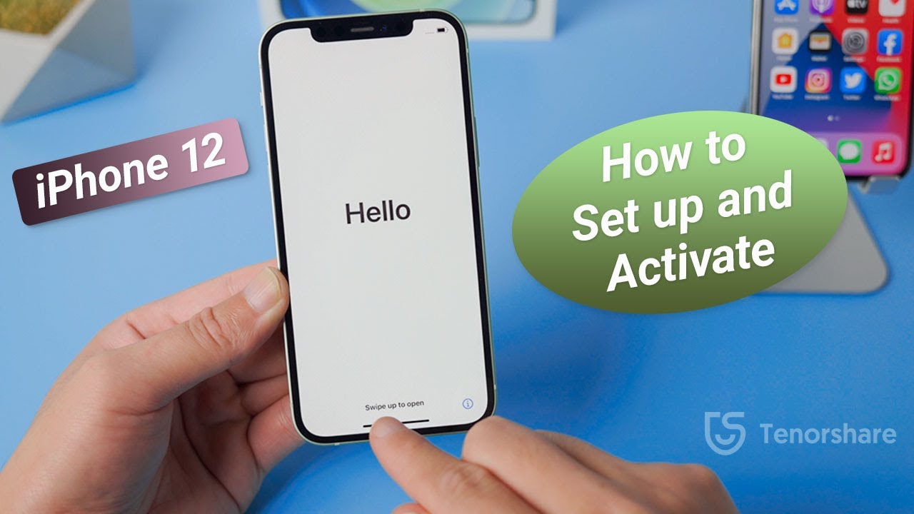 How To Set Up And Activate IPhone 12/iPhone 12 Pro/iPhone 12 Mini - YouTube