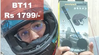 🔥🏍️ Unleash Your Ride with the BT11 Bluetooth 5.0 Wireless Headset Earphone! 🎧: DARAZ UNBOXING