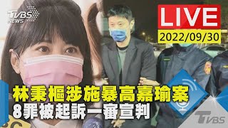 林秉樞涉施暴高嘉瑜案 8罪被起訴一審宣判LIVE