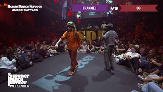 Frankie J vs OG JUDGE BATTLE House Dance Forever | Summer Dance Forever Weekender 2025