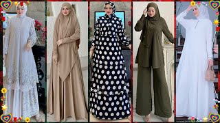 tren baju lebaran 2025 Cantik dan elegan abaya muslimah spesial lebaran trend busana viral 2024