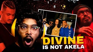 DIVINE IS NOT SO AKELA | DIVINE - Akela | PARTY LIVE | REACTION
