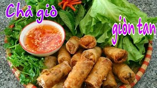 Chả giò giòn tan, bùi bùi của khoai lang,vị thơm của khoai môn,đậm đà với thịt cay cay của hạt tiêu