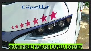 Prakash Capella A1 Travels AC Sleeper Bus Bharathbenz Exterior View