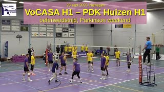 Oefenwedstrijd VoCASA H1 - PDK Huizen H1 (23 sep 2023), Parkinson opening en de big points