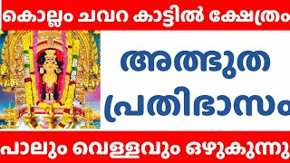 ചവറ കാട്ടിൽ ക്ഷേത്രത്തിൽ നടന്ന അത്ഭുതം😲 ക്ഷേത്രത്തിൽ നിന്ന് പാൽ നിറത്തിൽ വെള്ളം വരുന്നു #കാട്ടിൽ