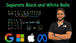 Separate Black and White Balls | Leetcode 2938