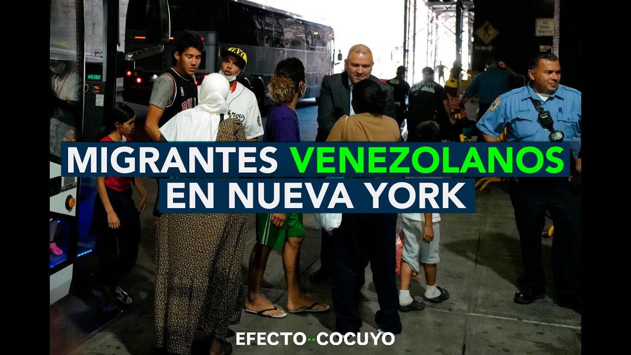 Migrantes Venezolanos Siguen Llegando A Nueva York Este 25 De Agosto ...