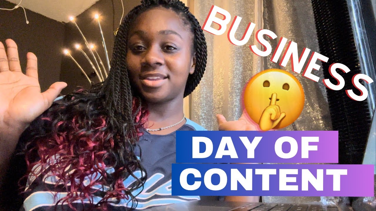 Day In The Life Of A Content Creator Entrepreneur Youtube
