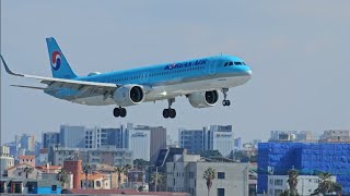 [4K] 제주공항 RWY25 대한항공 A321NEO 착륙