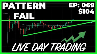 Webull Day Trading (Making Profits On Failing Ascending Triangle) | EP 069