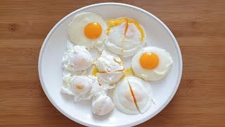 Cooking eggs is very simple, smooth and beautiful. Many ways, no failure.