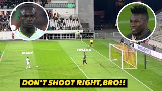 Onana Mistakenly Provoke Sadio Mané Penalty Kick vs Cameroon!!⚽😤😭