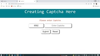 Creating a Captcha using Javascript Only | Simplest way to make Captch | Must Watch
