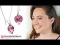 How to Set a Swarovski Crystal Heart Fancy Stone and Make a Pair of Earrings